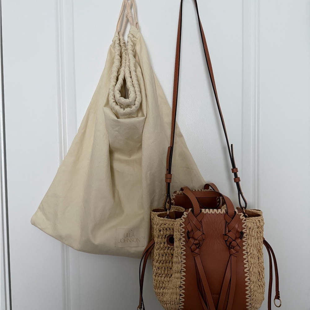 ULLA JOHNSON Rafia Handbag - Picture 7 of 12